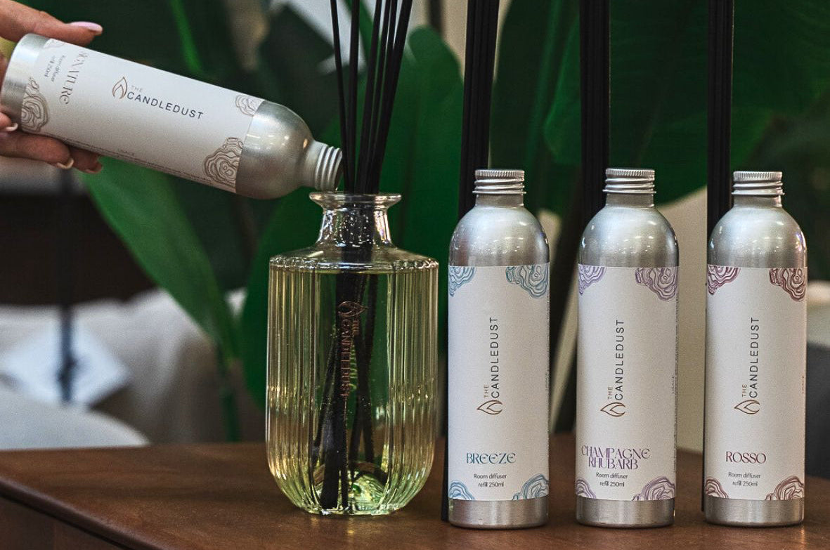 Luxurious Room Diffuser Refill, 250ml - Champagne Rhubarb