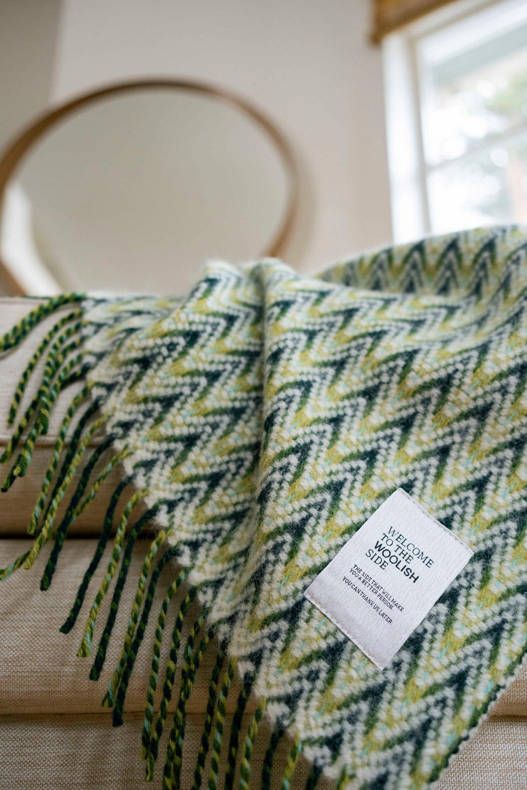 Amai wool throw