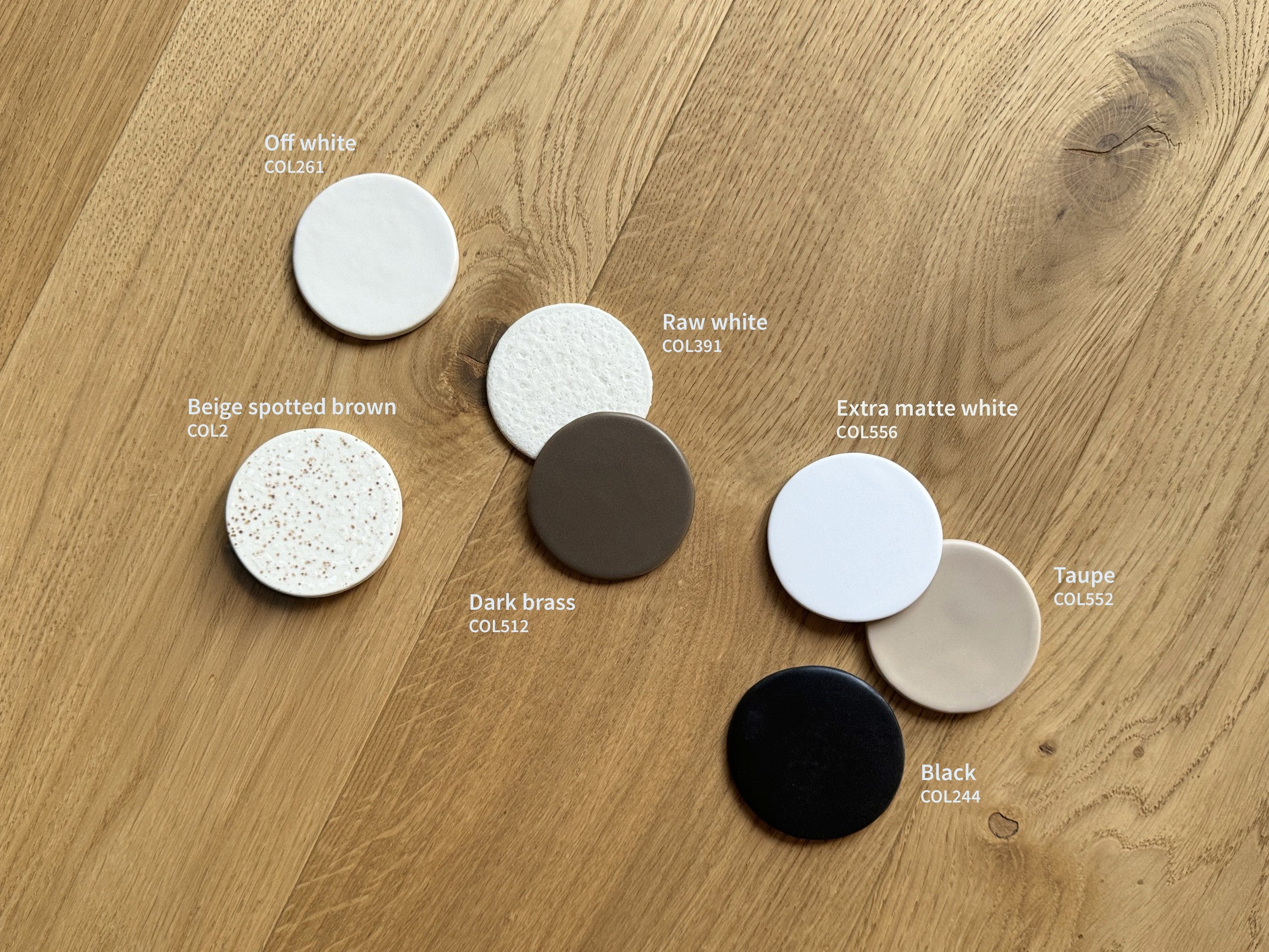 Ceramic wall light CURVE - Beige Spotted Brown