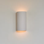 Ceramic wall light CURVE - Extra Matte White Textured