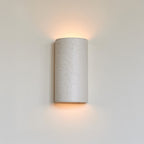 Ceramic wall light CURVE - Raw White