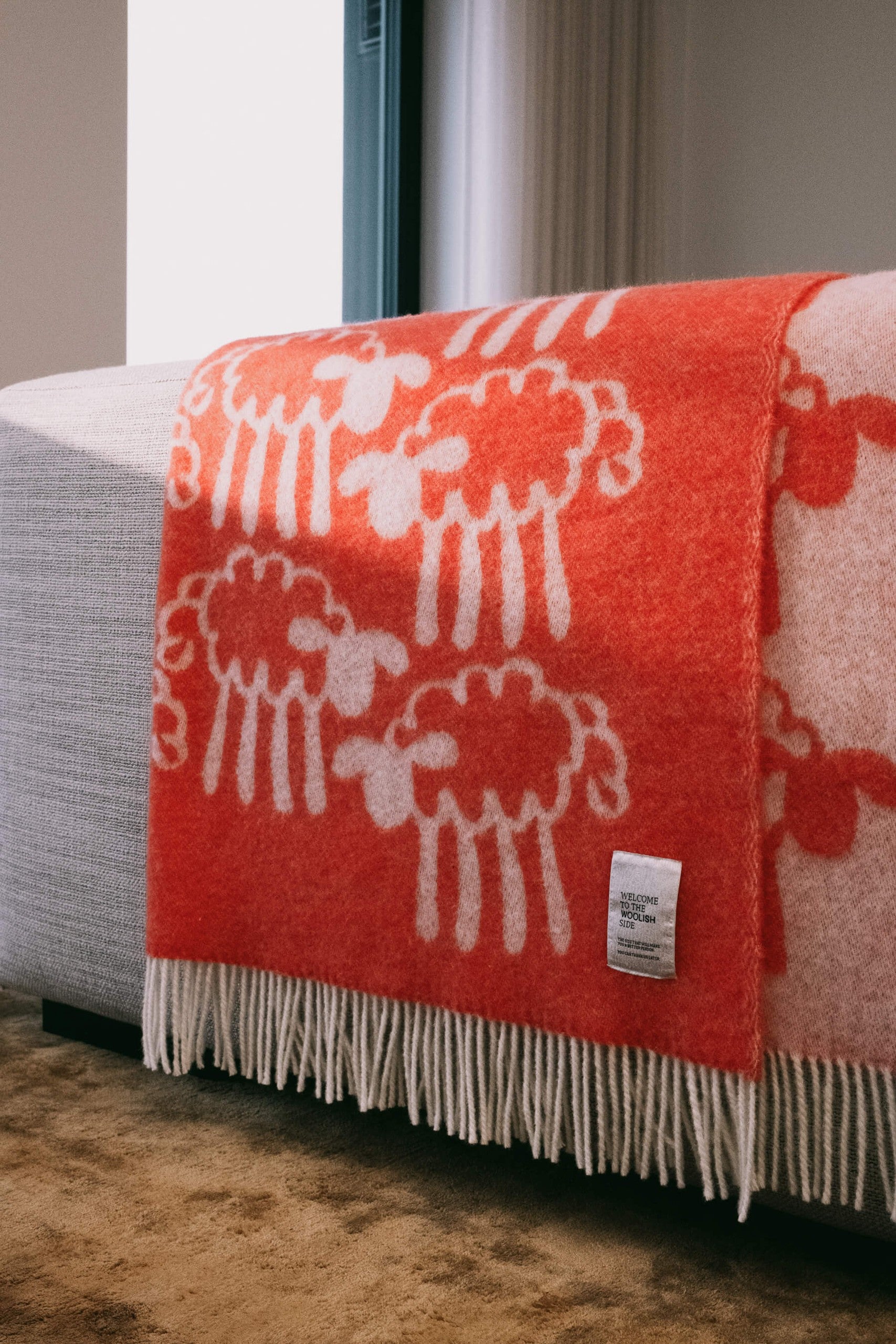 Friendsheep wool throw