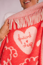 Friendsheep wool throw