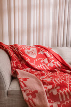 Friendsheep wool throw
