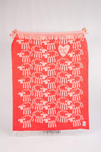 Friendsheep wool throw