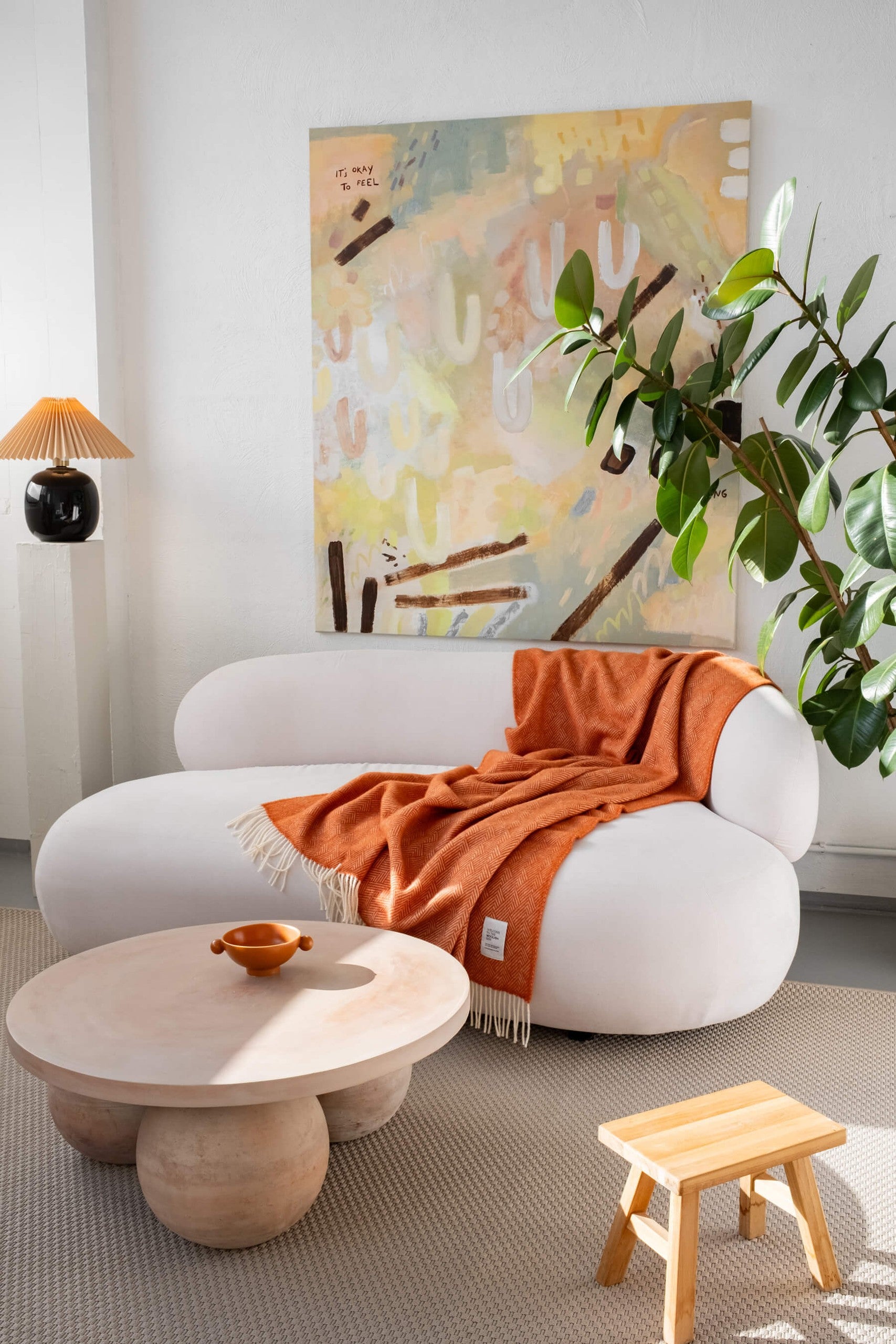 Hera wool throw