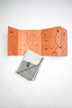 Merino baby blanket - Fox