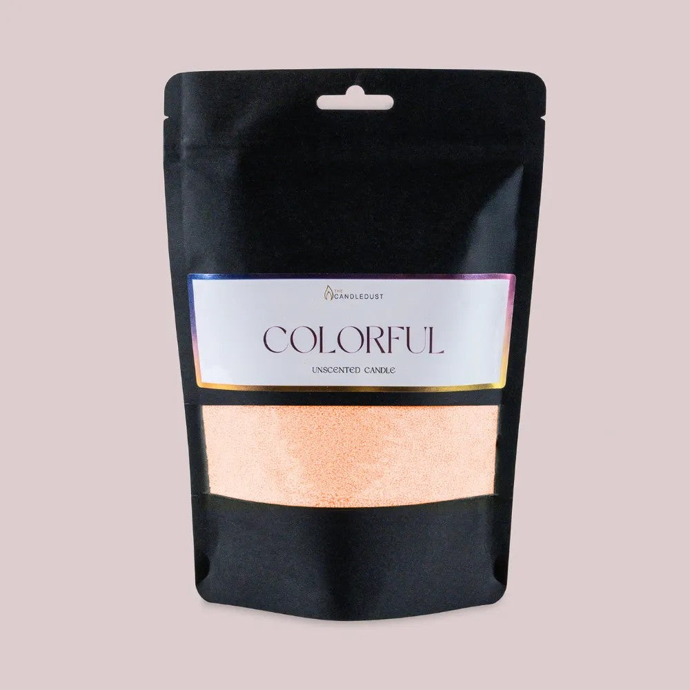 Powdered Candle Refill Kit – Unscented Creamy Peach, 330g